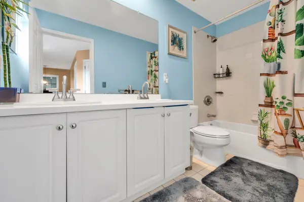 Second floor full bathroom with double vanity
