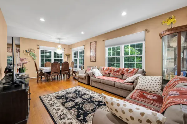 Open-concept living and dining area